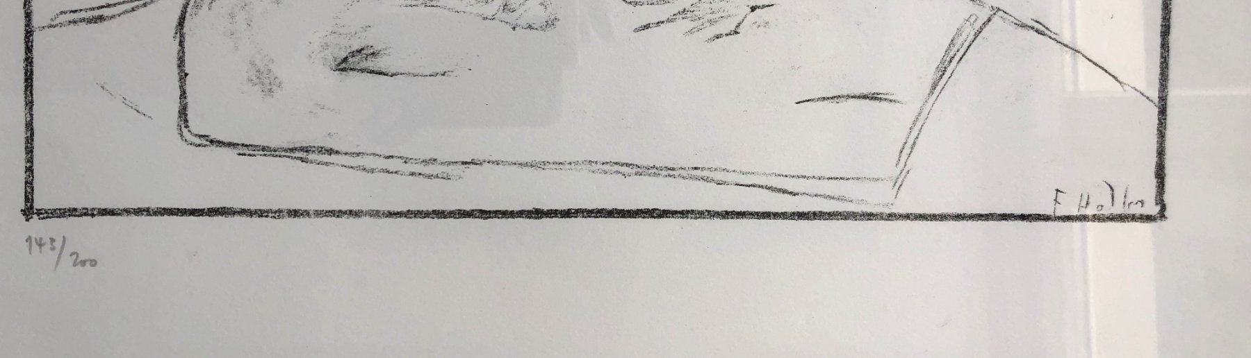 Grafiken & Lithographien: Ferdinand Hodler - Lithographie - "Brustbild Valentine" – Gebraucht aus Schaffhausen von durruti 2