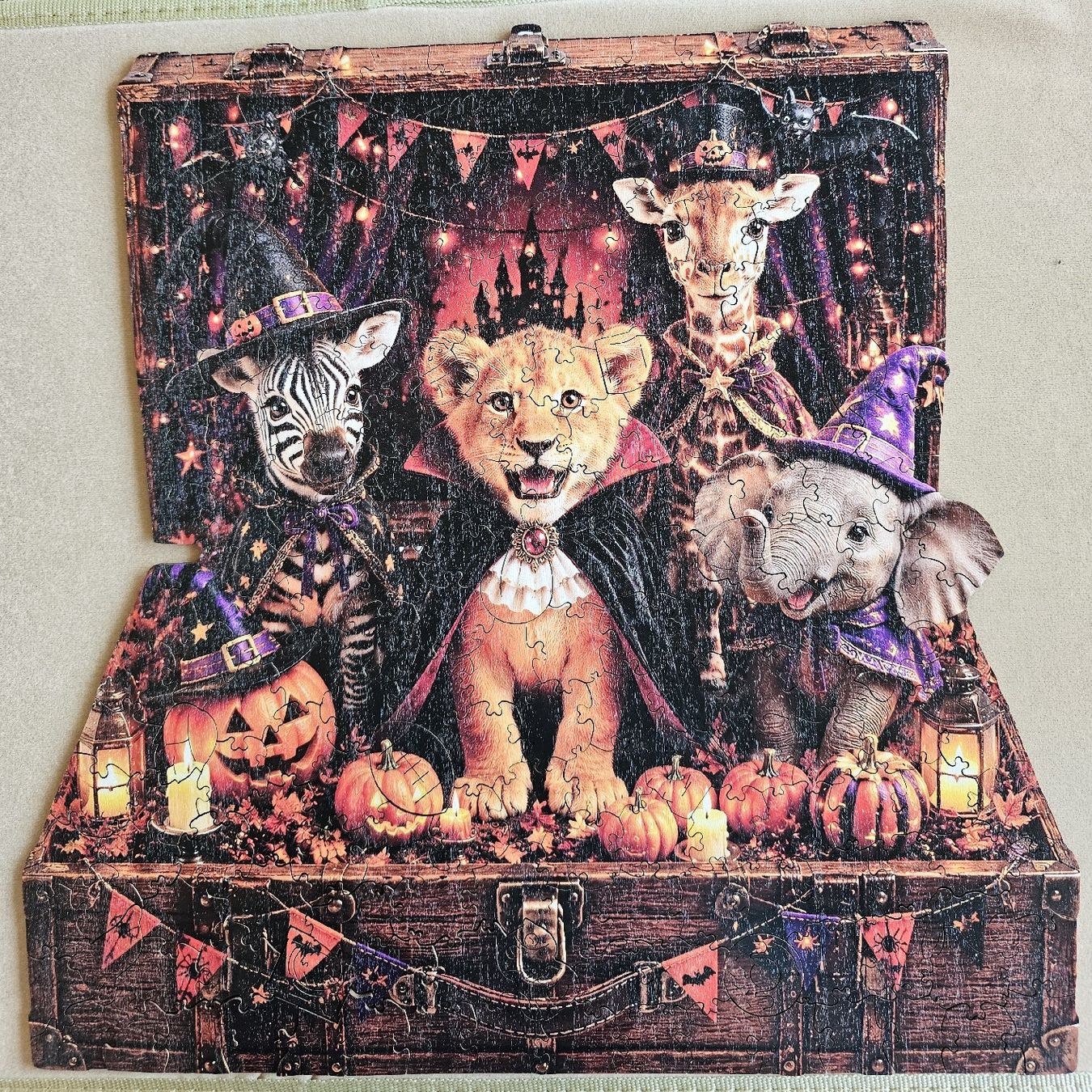 Puzzle: Holzpuzzle "Halloween Tiere" Gr. A2 – Nuovo (secondo la descrizione) da Bütschwil venduto da Taborana