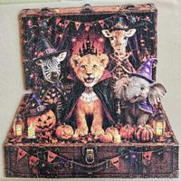 Holzpuzzle "Halloween Tiere" Gr. A2