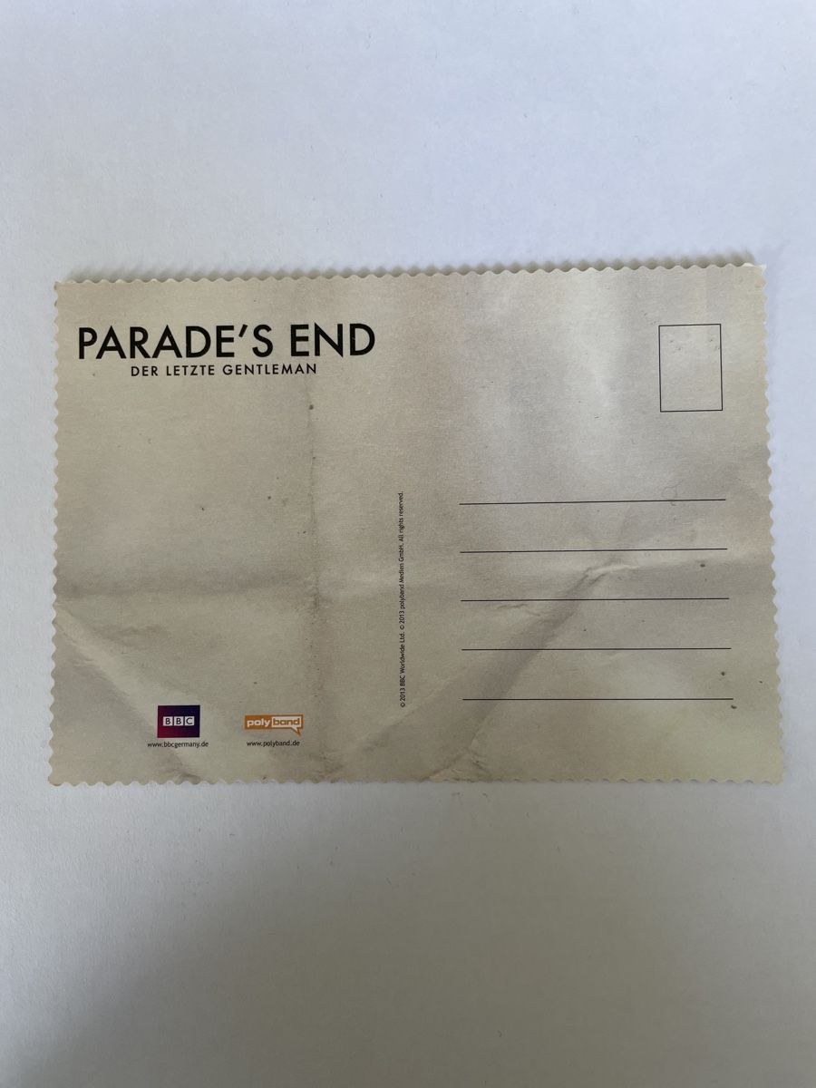 Cartoline postali: Parade's End Postkarten-Set Benedict Cumberbatch Film Merch – Nuovo (secondo la descrizione) da Basel venduto da hda_x75p 5