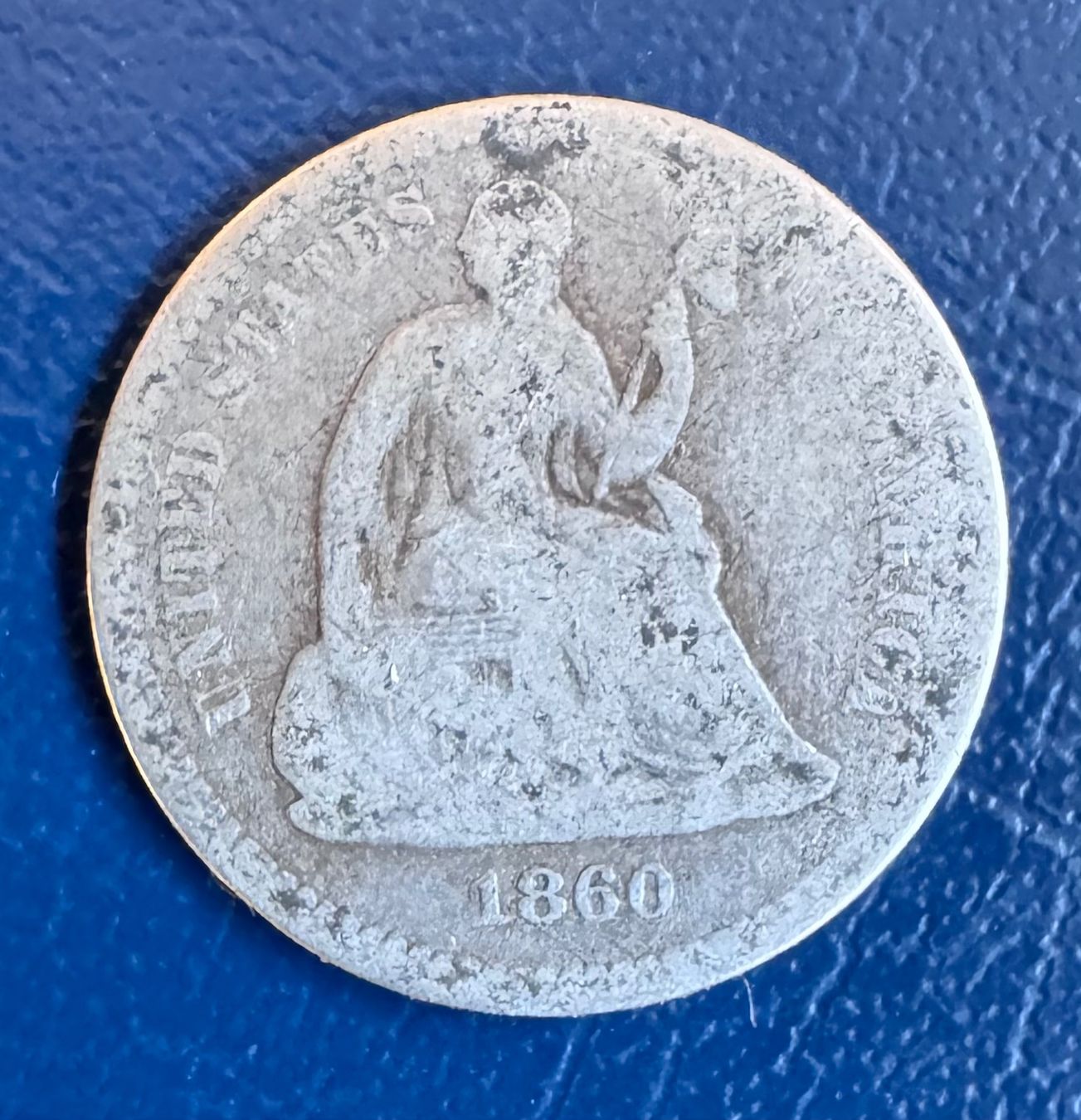 Toutes les monnaies: USA Half Dime 1860, Seated Liberty – D'occasion à Ebikon par Dmasterx
