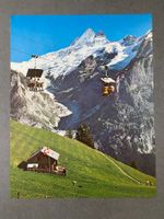 Original Vintage Poster - Grindelwald First / mit Sessellift