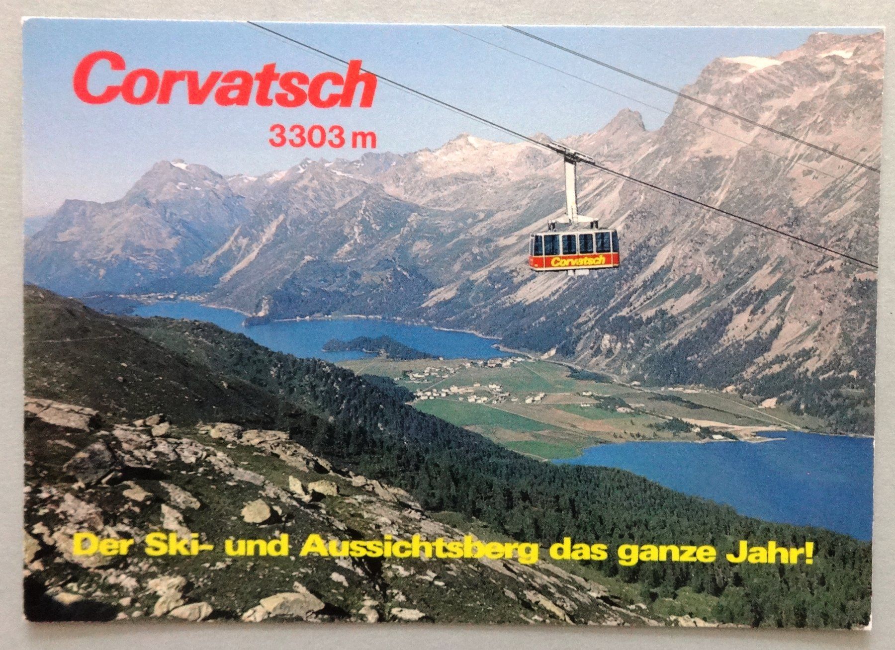 Ansichtskarten: Luftseilbahn Surlej - Silvaplana - Corvatsch – Gebraucht aus Fétigny von Billy2miny