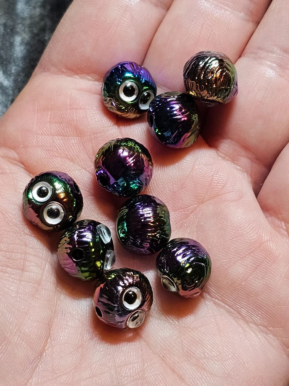 Perle (finte): Zwischen Elemente Eule Olive Kette Basteln Perlen lampwork – Nuovo (secondo la descrizione) da Riedt b. Erlen venduto da Gottestraene 6