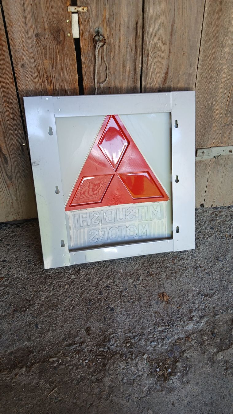 Mitsubishi Insegne: Mitsubishi Schild – Usato da Schwarzenberg LU venduto da mai_cyk6 3
