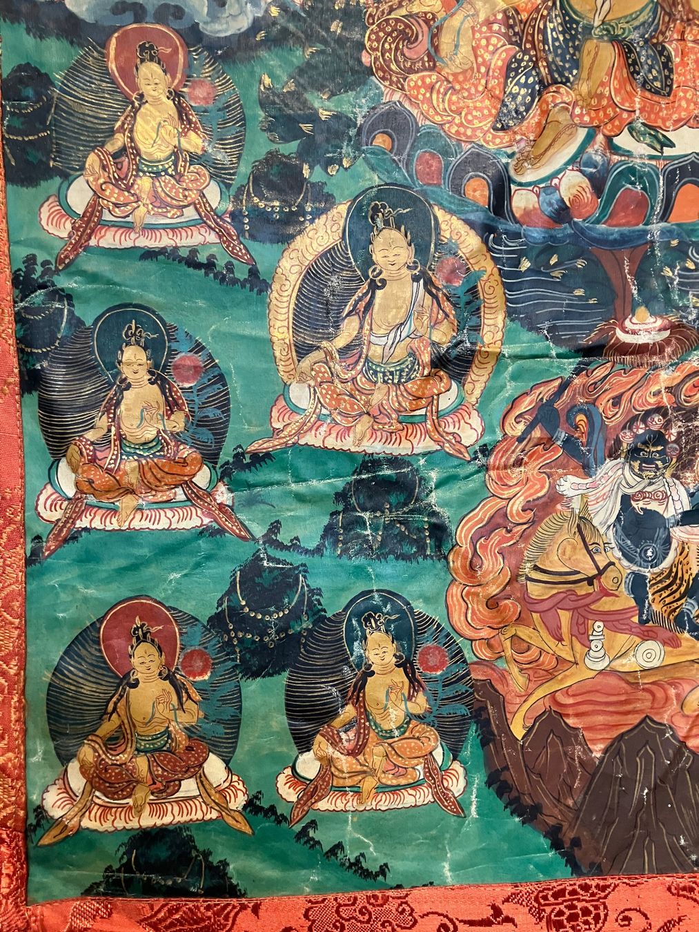 Dipinti: Orginal Antik Thangka Gemälde – Usato da Niederglatt ZH venduto da nieser 3