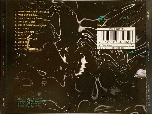 CD: CD OMD - Sugar tax (1991) – Usato da Möriken AG venduto da mineralia 1