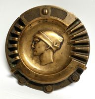 Bronce Relief Briefbeschwerer Médaille Moderniste Thecla