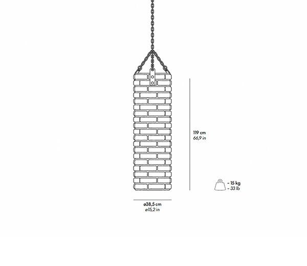 Statuette: Gufram PUNCH A WALL punching bag / Boxsack – Usato da Zürich venduto da paristurin 4
