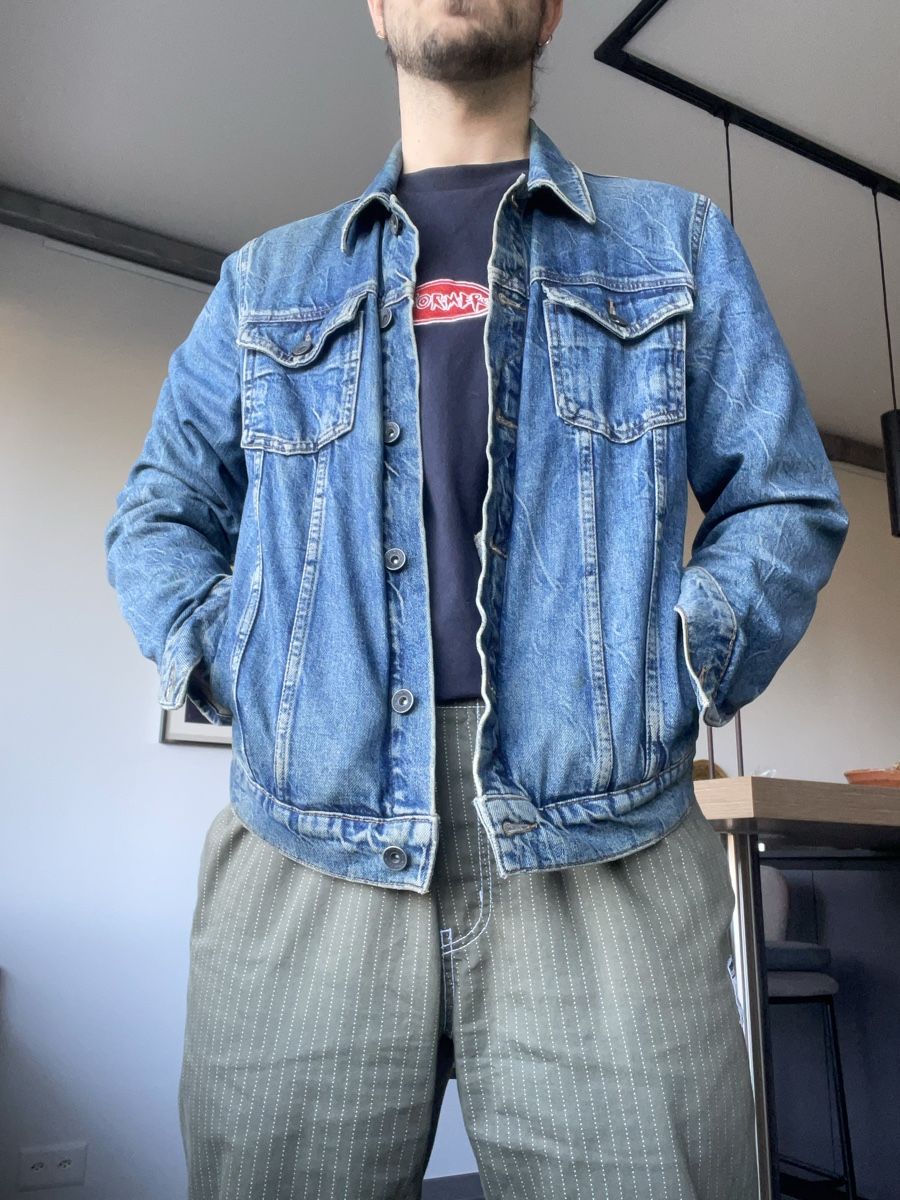 Giacche: Veste en jean Topman Classic, taille M – Usato da Confignon venduto da MattWen