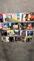 Lot de disques vinyles divers disques vinyles usagés