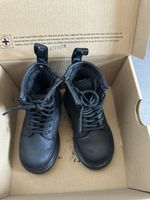 Stiefel gefüttert schwarz Kinder Dr Martens Grösse 23