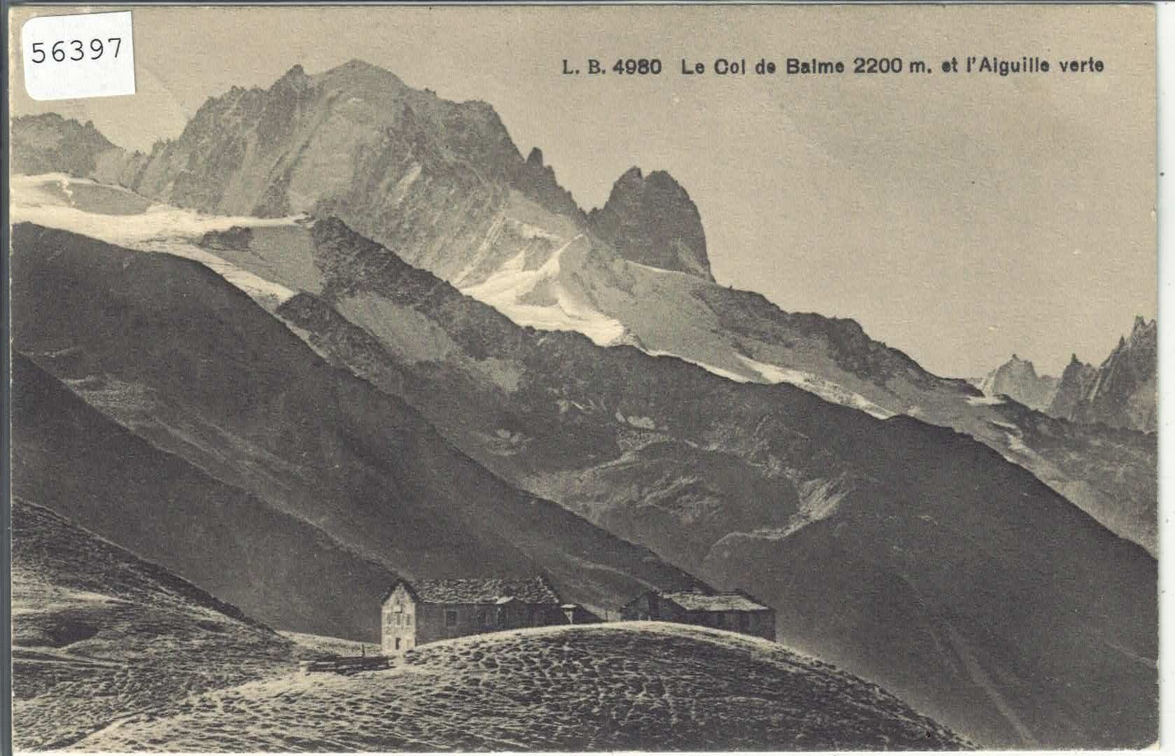 Cartoline postali: Col de Balme - Hotel Suisse – Usato da Ettingen venduto da Kartenplanet