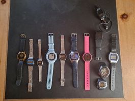 Uhrenlot - Digital & Smartwatch - Garmin - Casio - Q&Q etc.