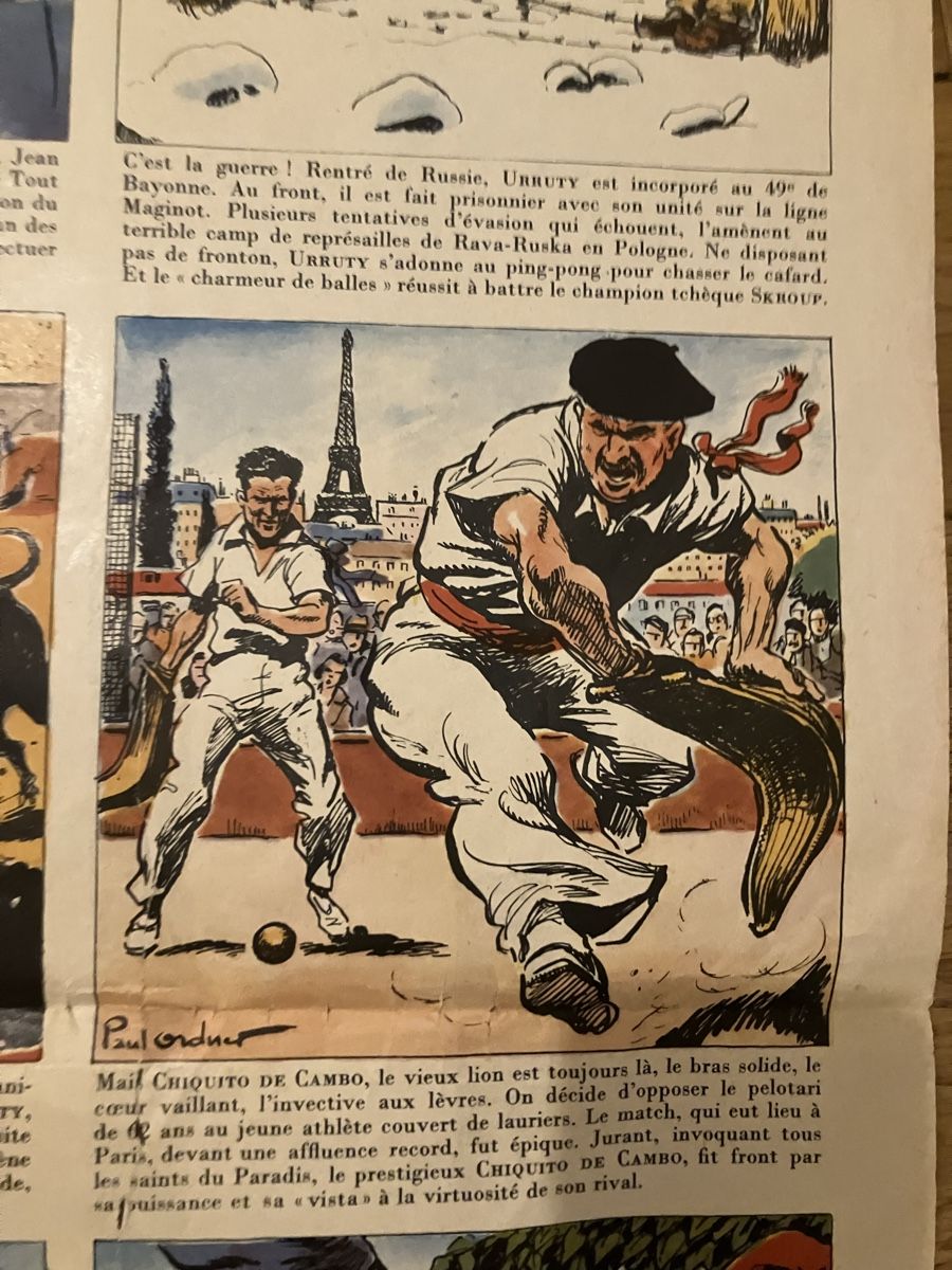 Poster & Bilder: Affiche pelote basque  – Gebraucht aus Geneve von pie_ly9v 1