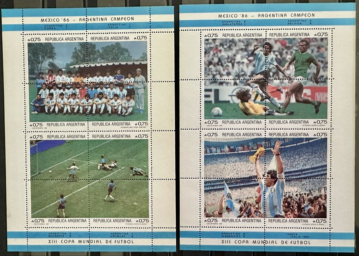 Alle Briefmarken: Maradona / Argentinien  – Neu (gemäss Beschreibung) aus Duebendorf von Fczfanrobi