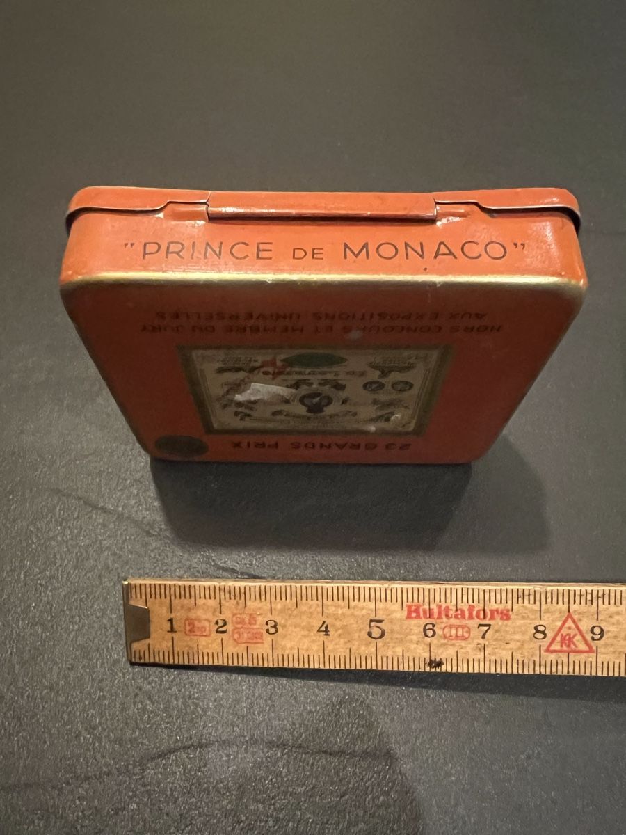 Tabacchi: Vintage Ed. Laurens "Prince de Monaco" Tabakdose Blechdose – Usato da Lyss venduto da Schmuggler 4