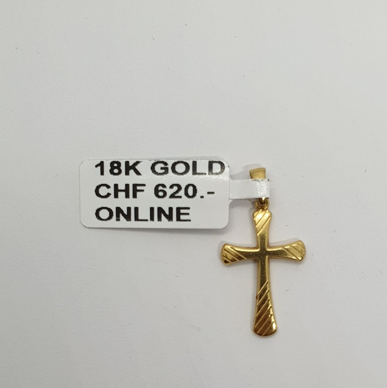 Anhänger: Echt 18K Gold - Kreuz Anhänger – Gebraucht aus Luzern von Goldhaus-Luzern 3