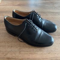 Bally Herrenschuhe Leder schwarz Grösse 8 1/2