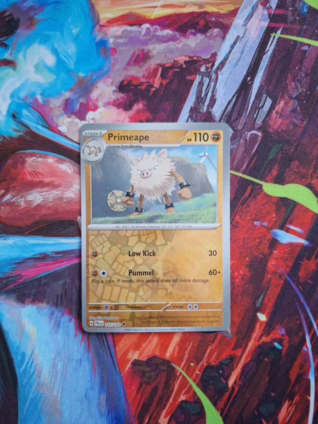 Pokémon Carte collezionabili: Primeape - Reverse Holo - Pokemon Paldea Evolved – Usato da Altstätten SG venduto da GGsGameshop