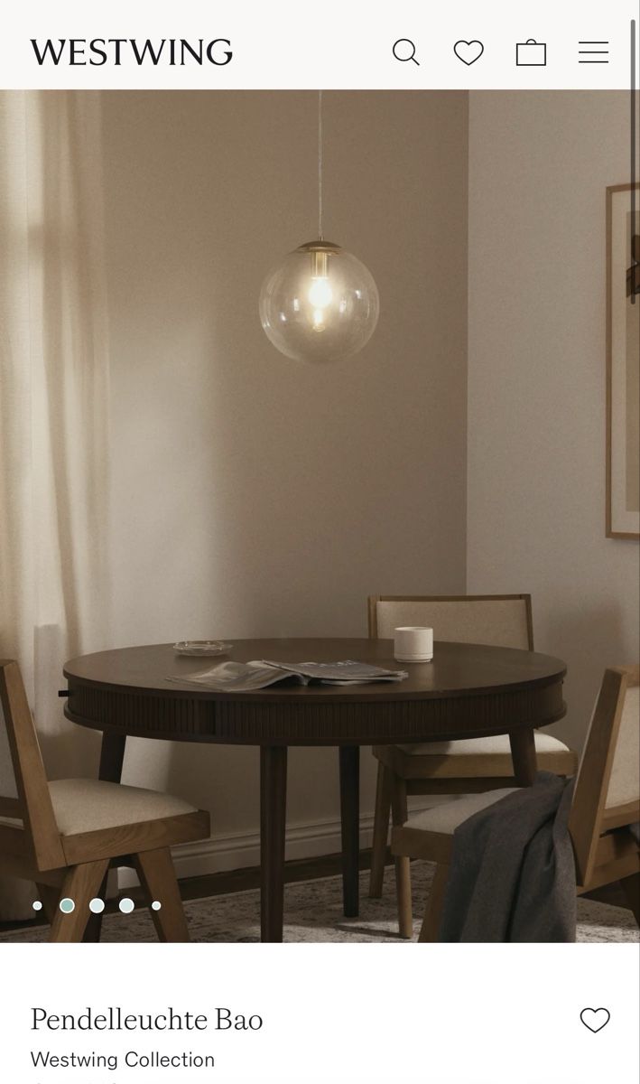 Westwing Lampadari & plafoniere: Westwing Lampe (Pendelleuchte) – Nuovo e nell'imballaggio originale da Zürich venduto da bro_h2ck