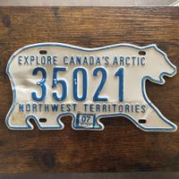 🇨🇦 Autoschild, Northwest Territories 35201 - Kanada