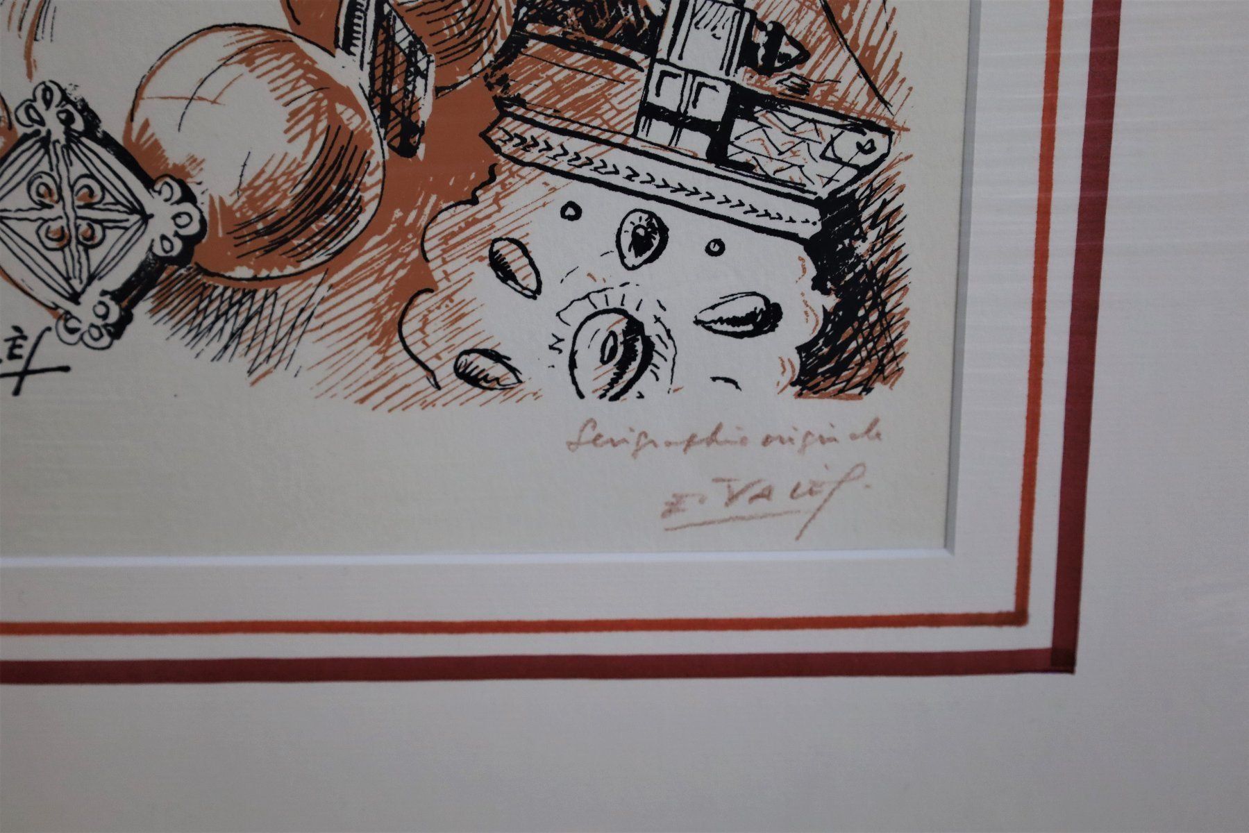 Grafica & Litografie: Vales Edmond 1918-2001, Serigraphie, handsigniert – Usato da Zug venduto da Kunst-Fundgrube 2