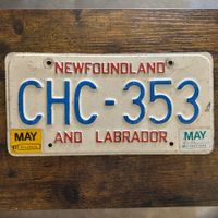 🇨🇦 Autoschild, Newfoundland Labrador CHC-353 - Kanada 