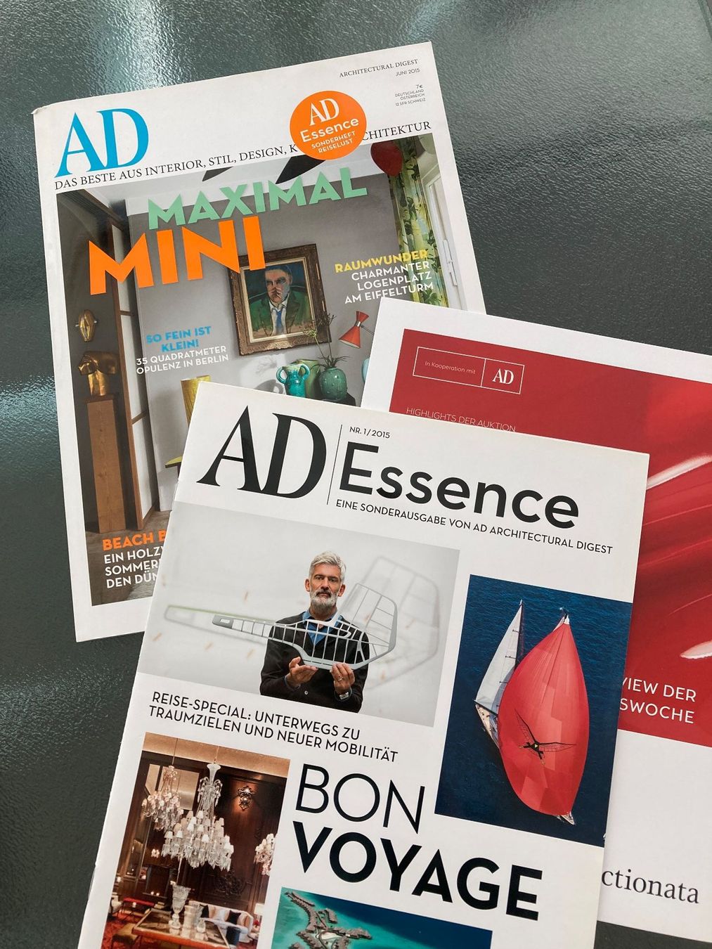 Riviste & Magazine: AD Magazin Architectural Digest, Juni 2015, mit Beilagen – Usato da Zürich venduto da dolcicaramelle2