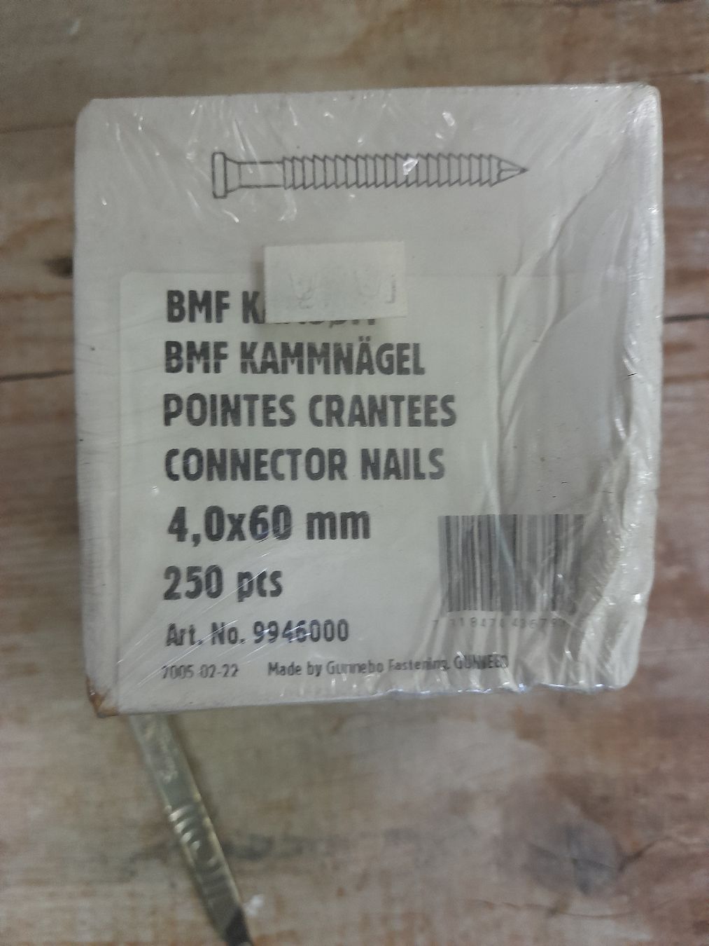 Ferramenta: Kammnägel 4.0x60mm – Nuovo e nell'imballaggio originale da Stetten AG venduto da TheKu8248