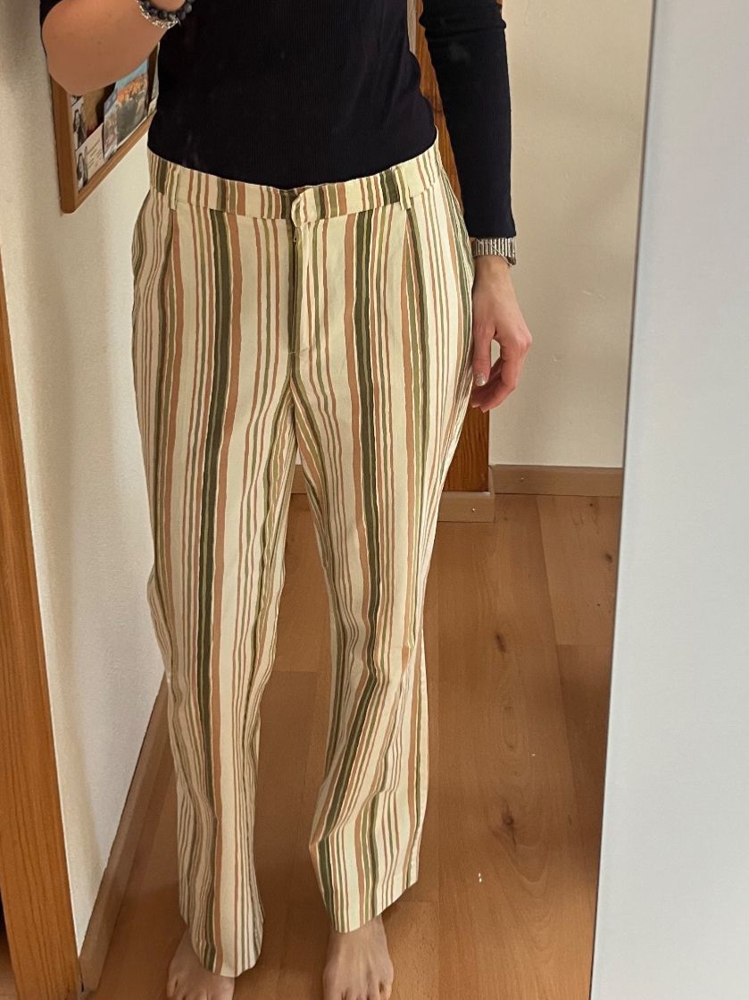 Pantaloni: Best Connection gestreifte Stoffhose – Usato da Riet (Neftenbach) venduto da kim_gfw6 7