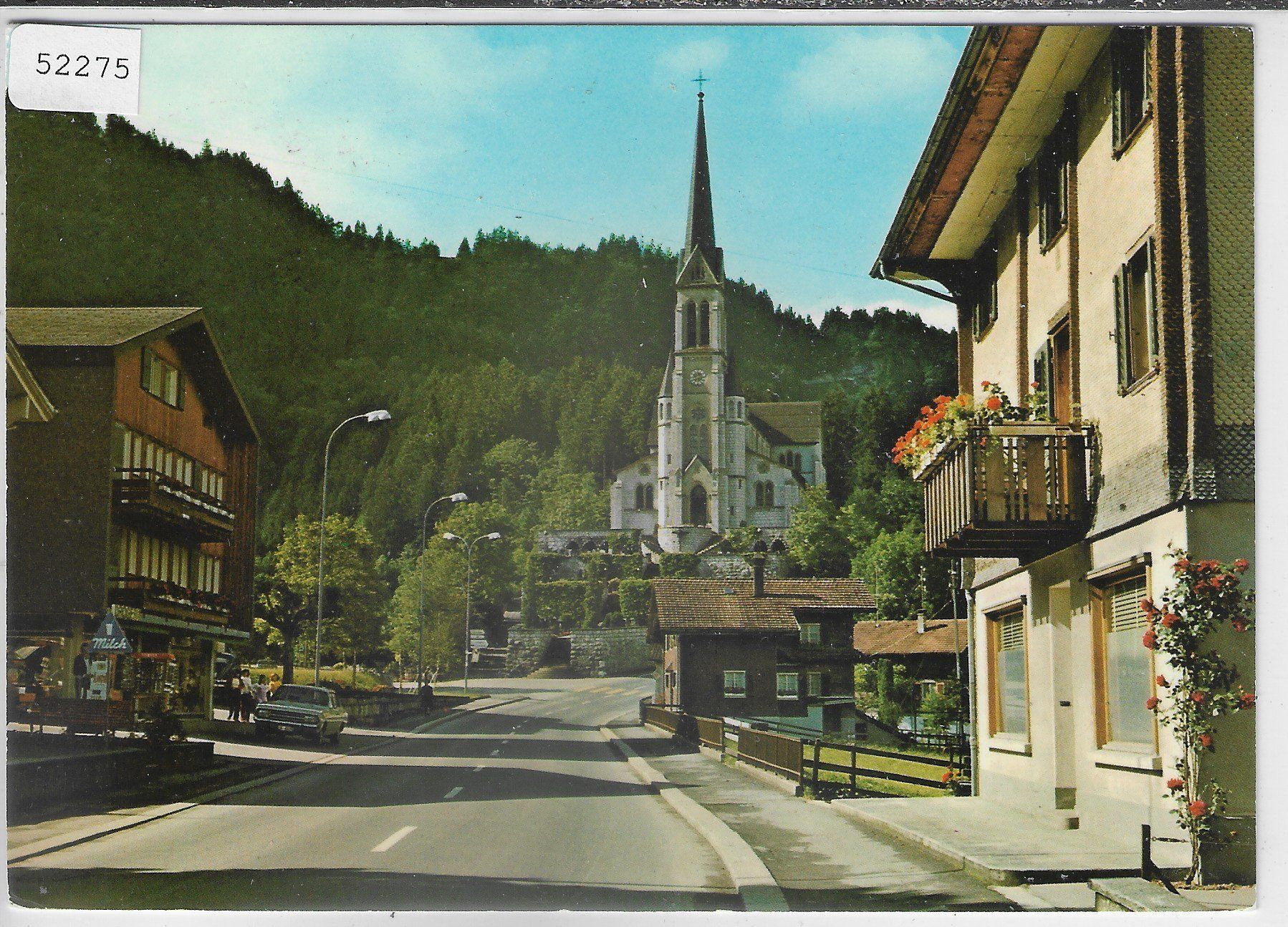 Cartoline postali: Kurort Lungern - Dorfpartie – Usato da Ettingen venduto da Kartenplanet