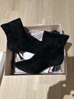 AGL Stiefeletten schwarz Wildleder, NEU