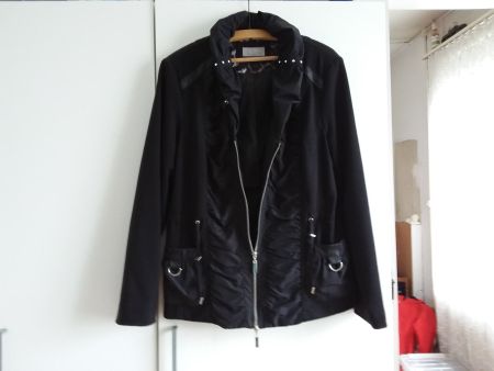 Schwarze Übergangsjacke Gr. 42  CANDAI
