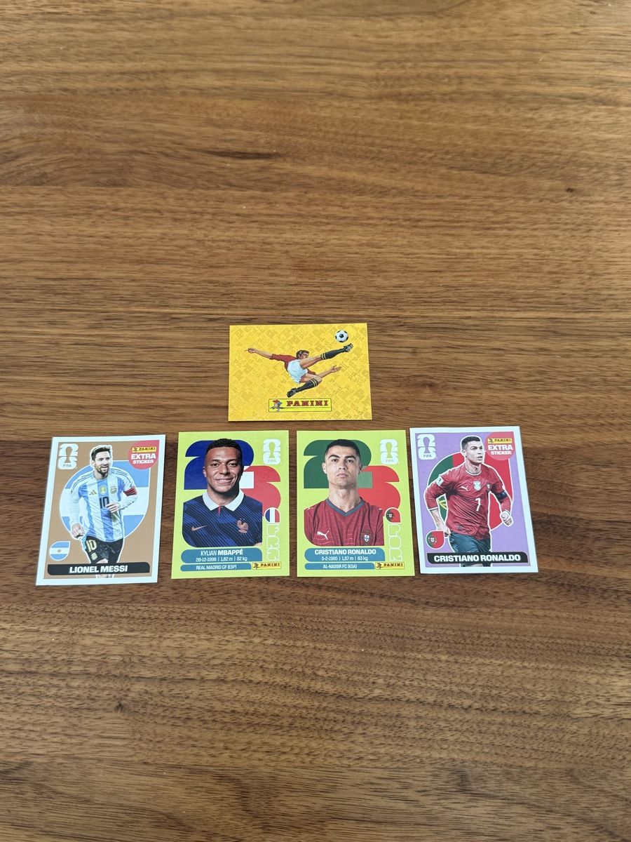 Panini Carte collezionabili: Selten & Limitierte Ronaldo X Messi Panini Sticker - Bundle – Nuovo (secondo la descrizione) da Rafz venduto da die_7b6m