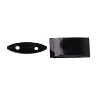 Acrylperlen Schwarz 17mm Lang 50Stück / Aktion