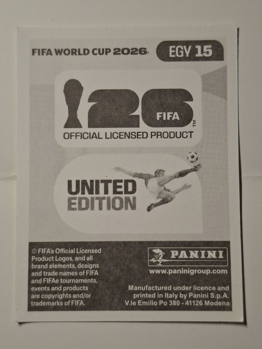 Panini Carte collezionabili: FIFA World Cup 2026 Sticker Emam Ashour EGY 15 – Nuovo (secondo la descrizione) da Zuzwil BE venduto da Fiu 1