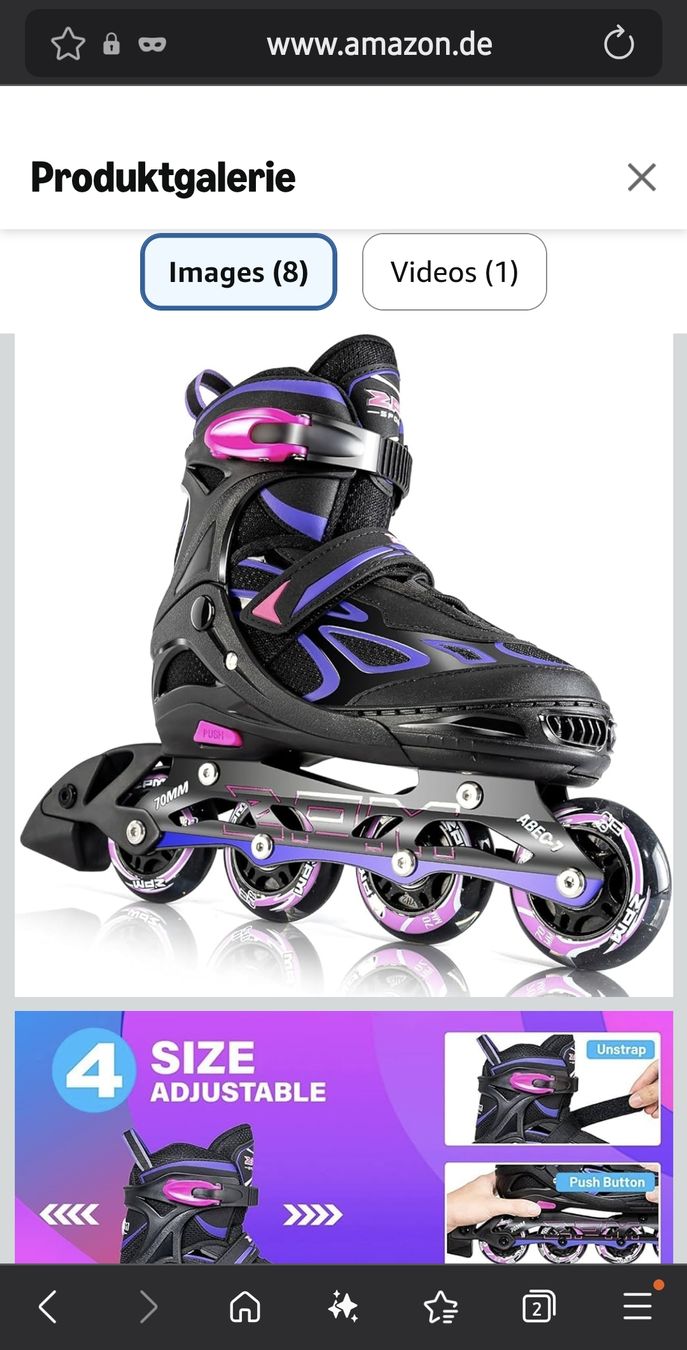 K2 Pattini in linea & Pattini a rotelle: ORIGINAL Inlineskates – Nuovo e nell'imballaggio originale da Veltheim AG venduto da Franziska90