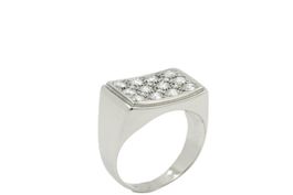 Unisex Brillant Ring ca. 0.8ct in 18K Weissgold *S4048
