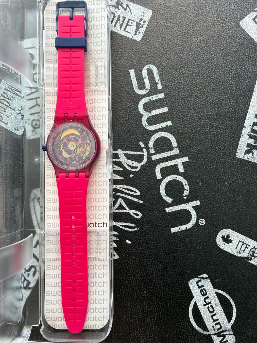 Swatch Orologi: Swatch Uhr Automatic Sistem Pink SUTR401 – Nuovo (secondo la descrizione) da Orpund venduto da Dracaris77 1