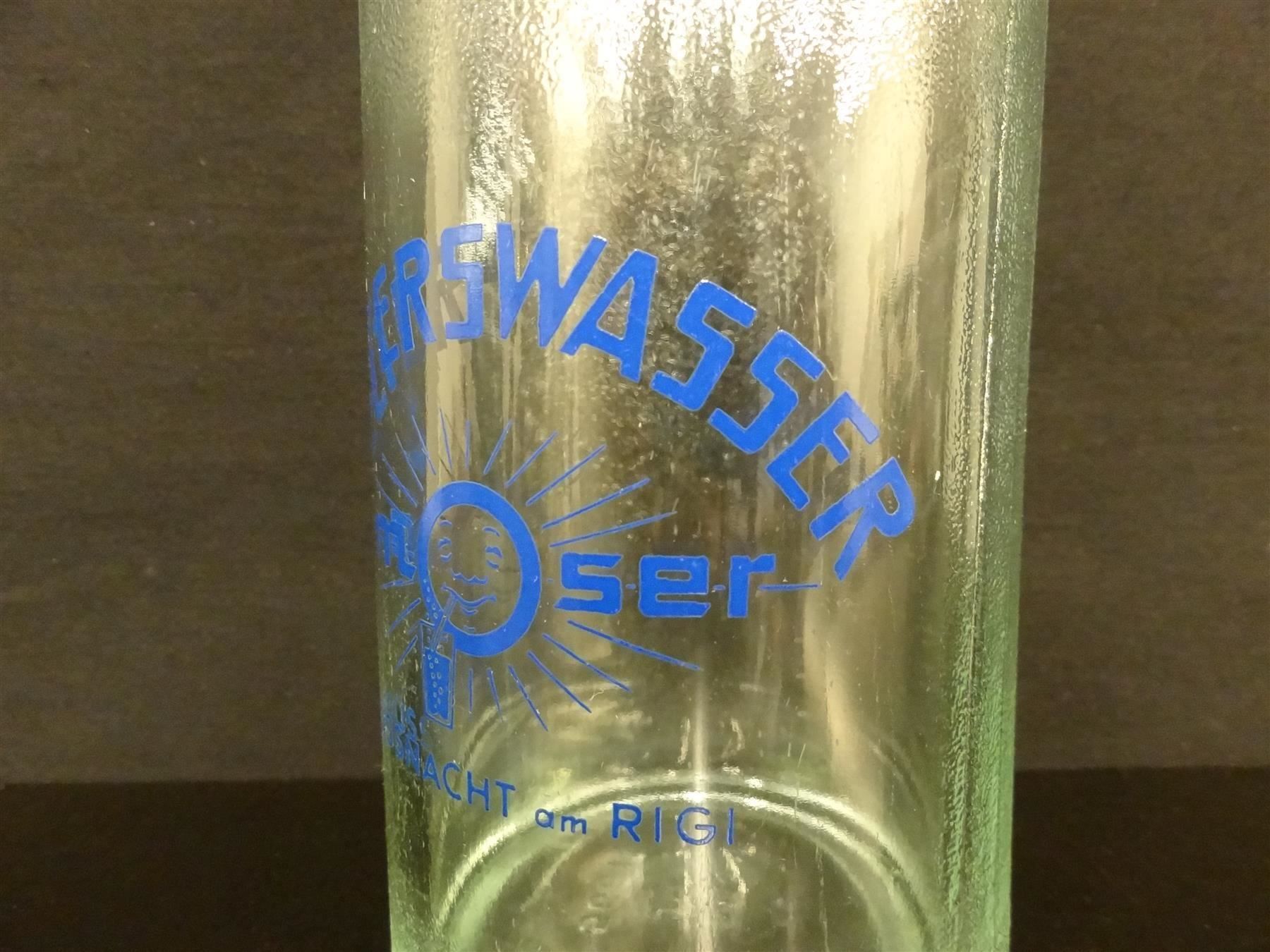 Bicchieri, Caraffe & Bottiglie: alte Flasche SELTERSWASSER MOSER 1962 – Usato da Kerzers venduto da Flaschenposten 4