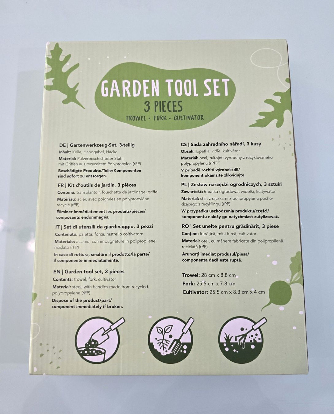 Tutti gli attrezzi: Garden Tool Set / Gartenwerkzeug-Set 3-teilig – Nuovo (secondo la descrizione) da Oetwil an der Limmat venduto da dhantal 2