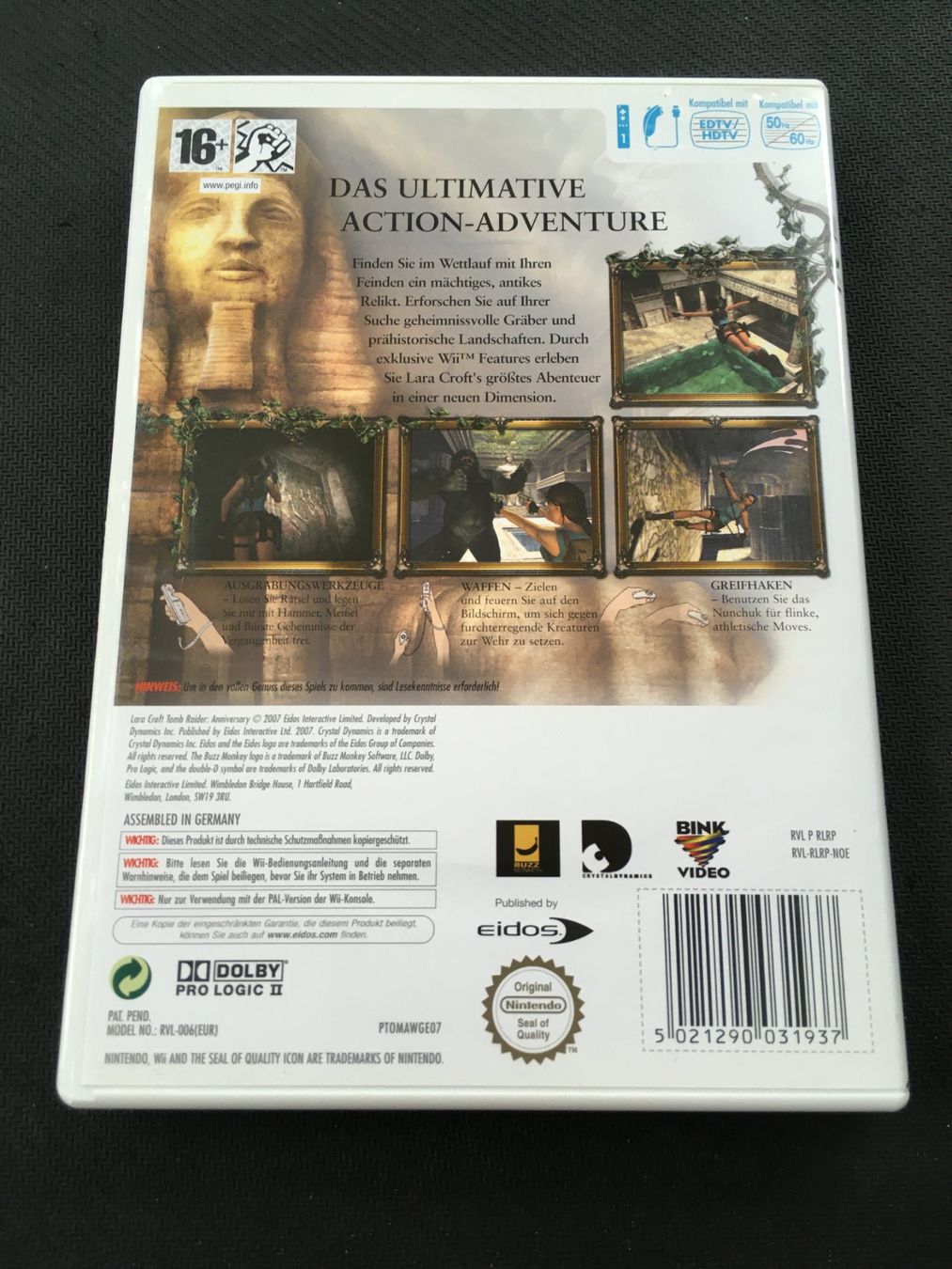 Nintendo Spiele: Tomb Raider Anniversary - Nintendo Wii – Gebraucht aus St.Gallen von Punktchen01 1