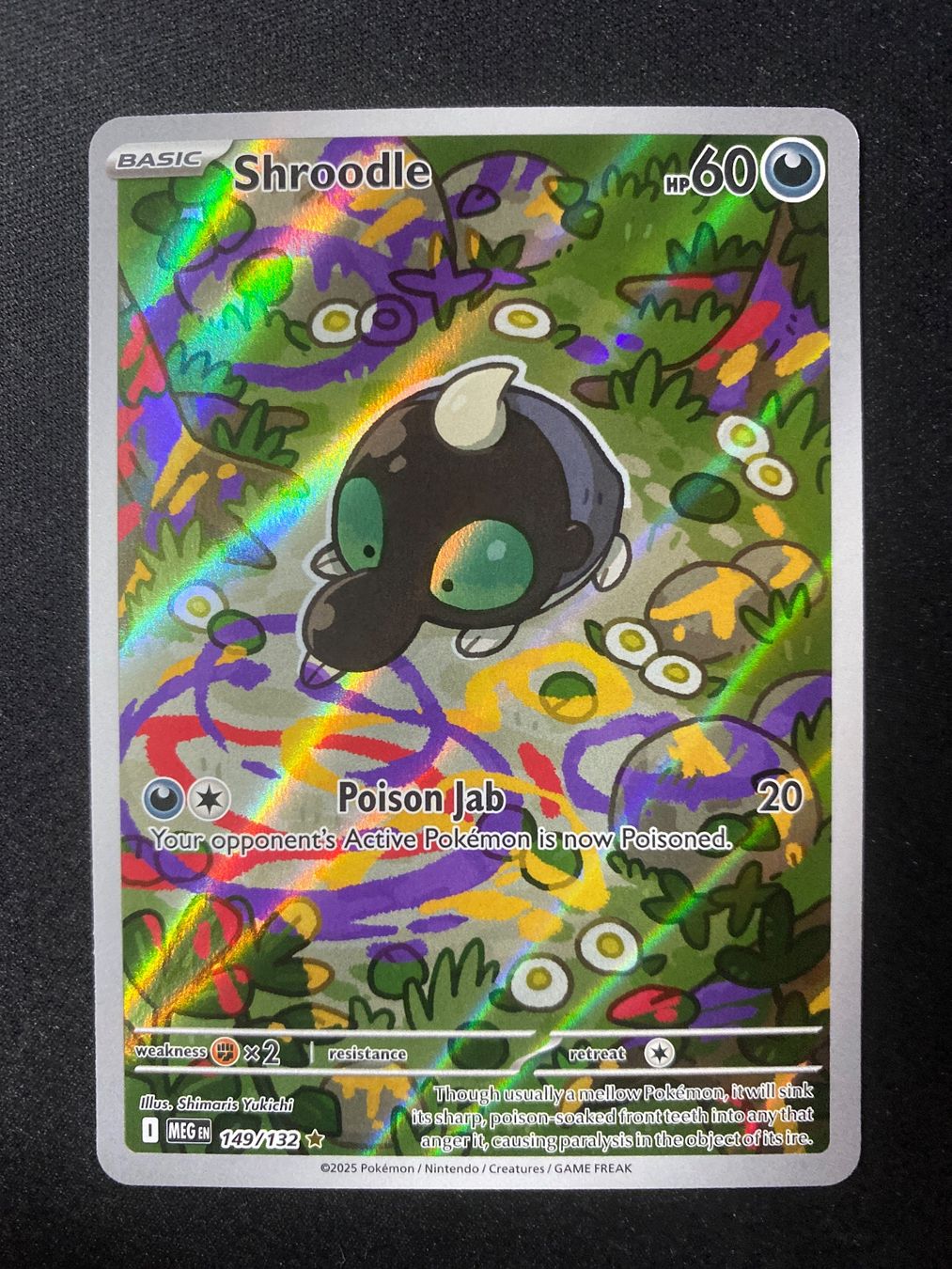 Pokémon Carte collezionabili: Shroodle 149 - Sproxi - Illustr. Rare - Mega Evolution - EN – Nuovo (secondo la descrizione) da Hausen AG venduto da Shrade