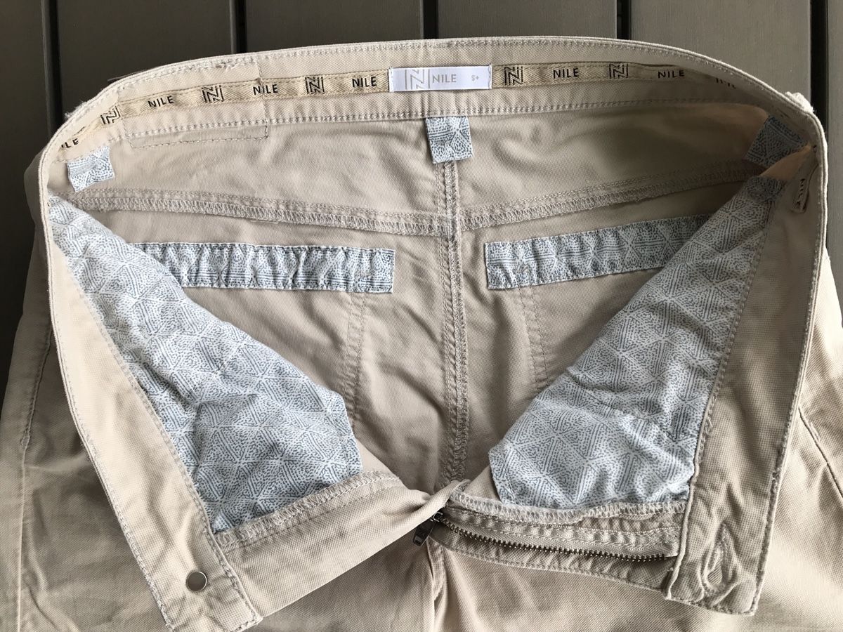 Nile Hosen: Nile Barrel Hose, Grösse S+, beige – Neu (gemäss Beschreibung) aus Ebnat-Kappel von Molton 3