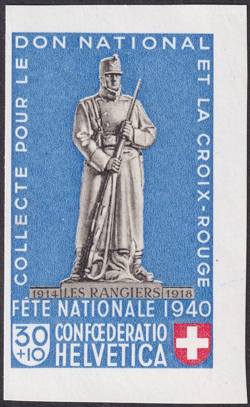 Tutti i francobolli: 1940, Blockausschnitt B11 postfrisch ** Kat: 35.-+ – Usato da Sursee venduto da Luzernerraute