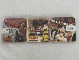 MOULIN-ROUGE-UNTERSETZER / 1964 / 6 Stück