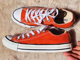 CONVERSE ALL STAR 38 ORANGE SNEAKER SCHUHE FAST NEU , TOP