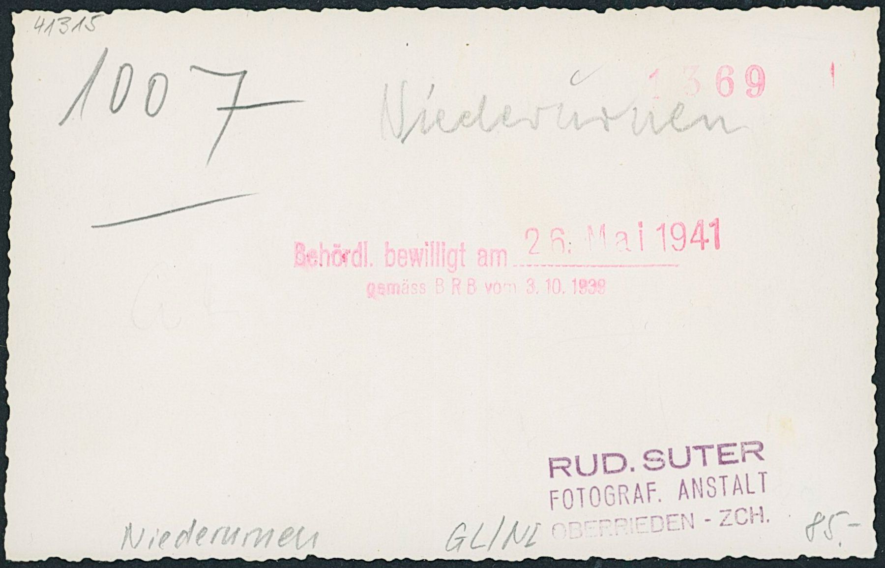 Cartoline postali: GL Niederurnen – Nuovo (secondo la descrizione) da Schindellegi venduto da dolpitz 1