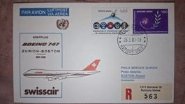 Swissair Zürich - Boston 25.03.1983